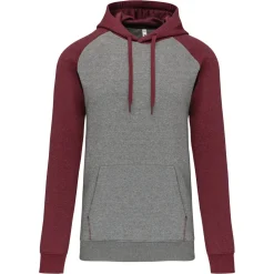 Proact PA369 - Sweat-shirt capuche bicolore adulte