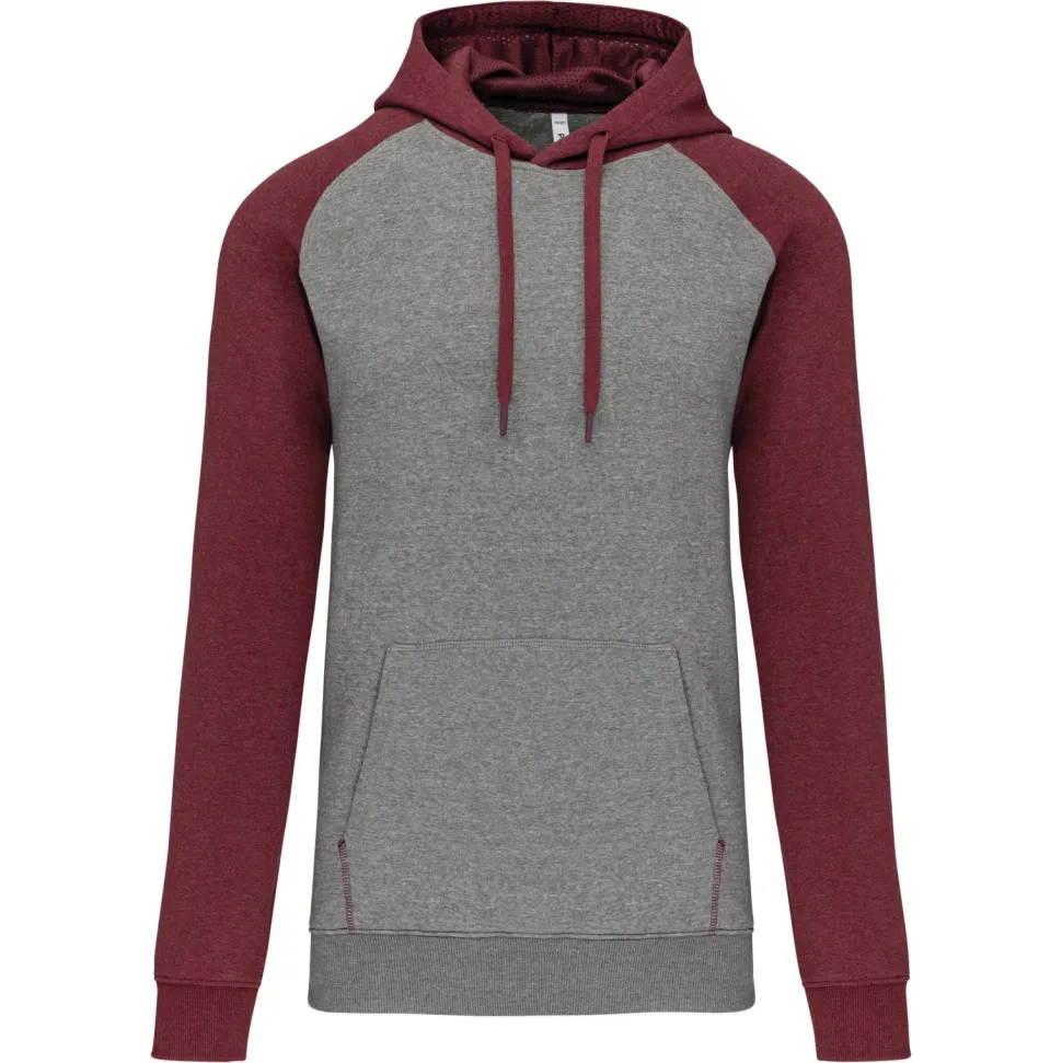 Proact PA369 - Sweat-shirt capuche bicolore adulte
