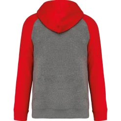 Proact PA369 - Sweat-shirt capuche bicolore adulte