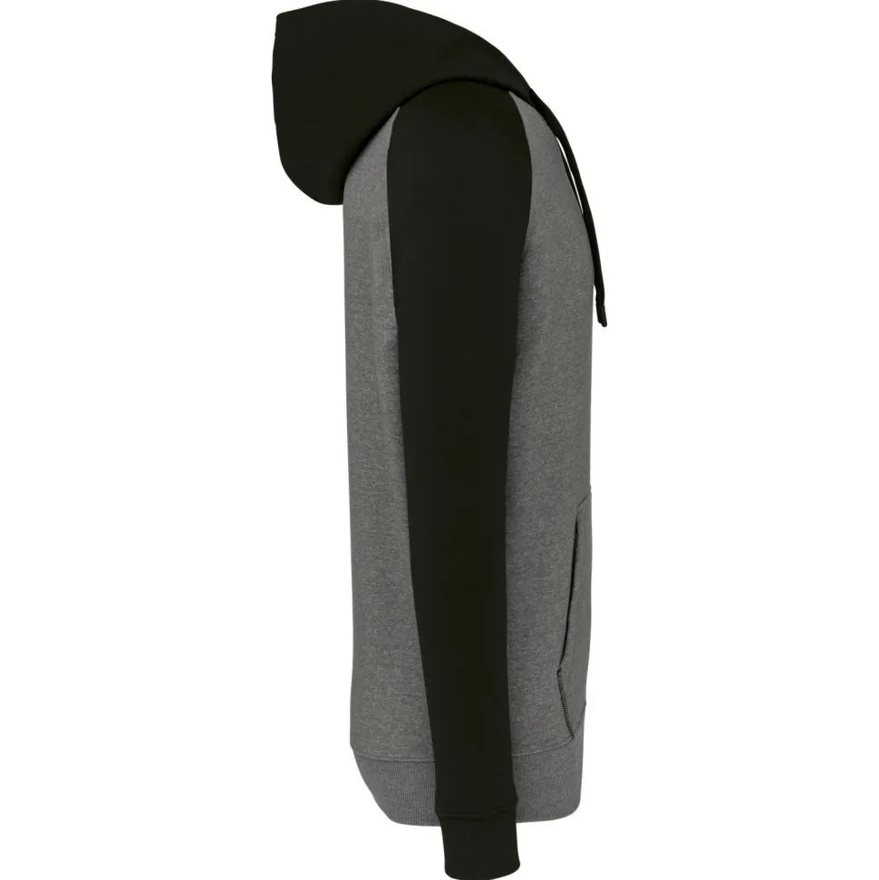 Proact PA369 - Sweat-shirt capuche bicolore adulte
