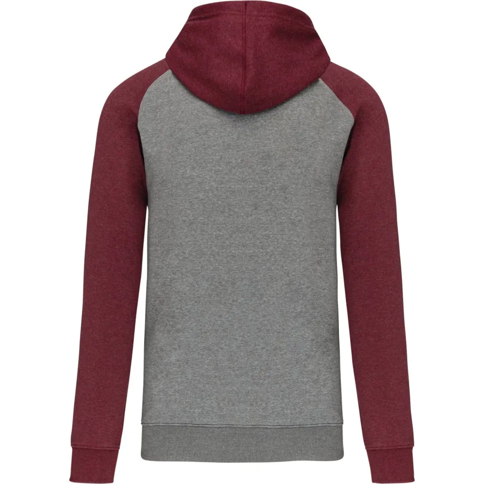 Proact PA369 - Sweat-shirt capuche bicolore adulte