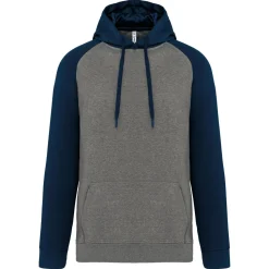 Proact PA369 - Sweat-shirt capuche bicolore adulte