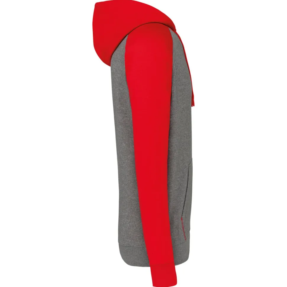 Proact PA369 - Sweat-shirt capuche bicolore adulte