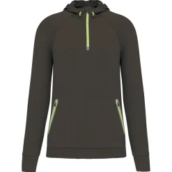 Proact PA360 - Sweatshirt capuche 1/4 zip sport