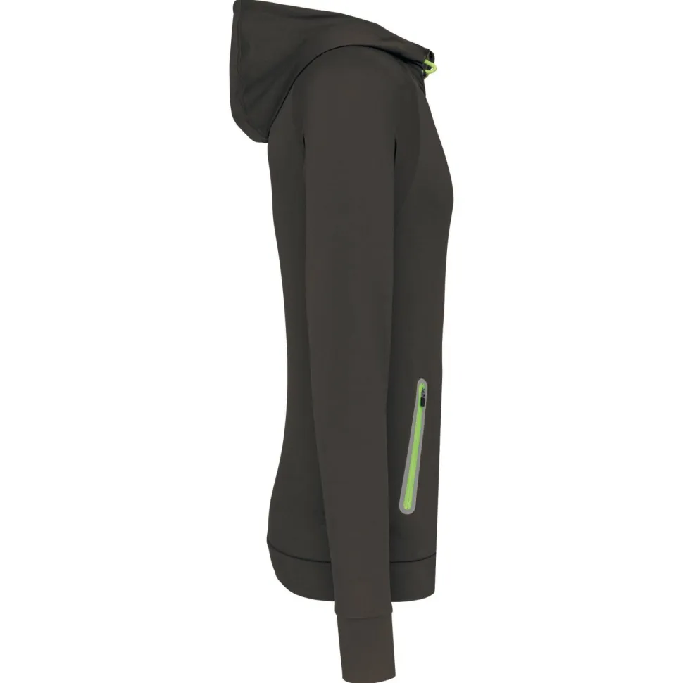 Proact PA360 - Sweatshirt capuche 1/4 zip sport