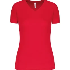 Proact PA477 - T-shirt de sport manches courtes col v femme