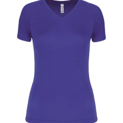 Proact PA477 - T-shirt de sport manches courtes col v femme