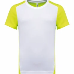 PROACT PA4016 - T-shirt de sport écoresponsable bicolore enfant