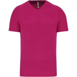 PROACT PA476 - T-shirt de sport manches courtes col v homme