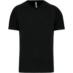 PROACT PA476 - T-shirt de sport manches courtes col v homme