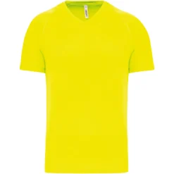 PROACT PA476 - T-shirt de sport manches courtes col v homme