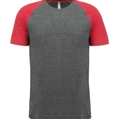Proact PA4010 - T-shirt Triblend bicolore sport manches courtes adulte