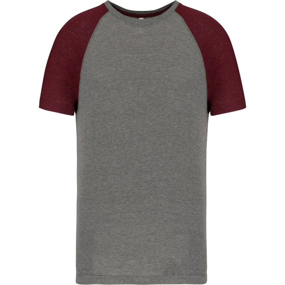 Proact PA4010 - T-shirt Triblend bicolore sport manches courtes adulte