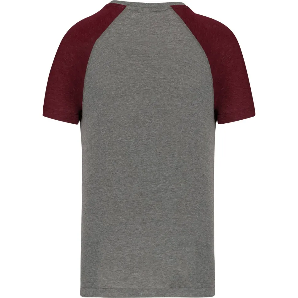 Proact PA4010 - T-shirt Triblend bicolore sport manches courtes adulte
