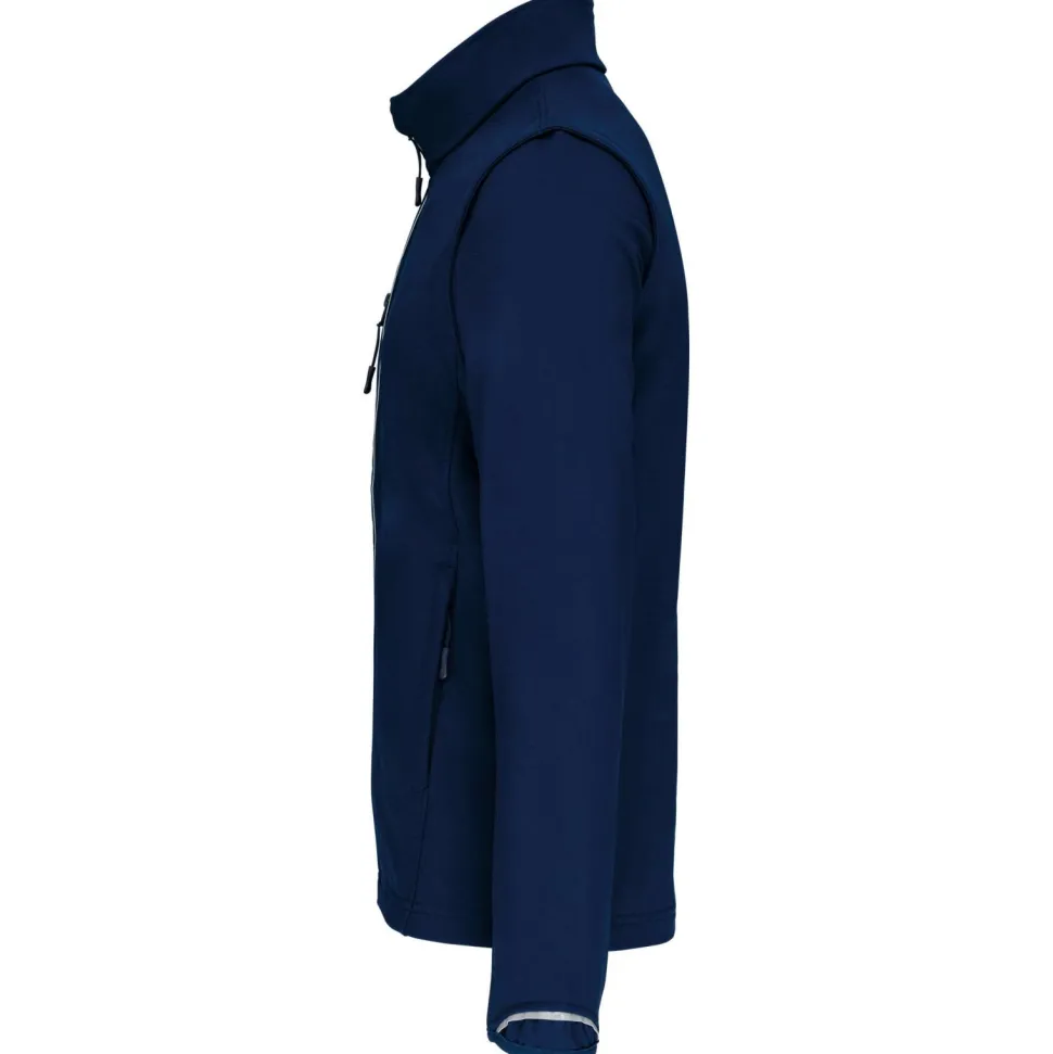 ProAct PA323 - VESTE SOFTSHELL SPORT MANCHES AMOVIBLES UNISEXE