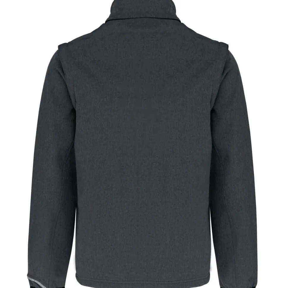 ProAct PA323 - VESTE SOFTSHELL SPORT MANCHES AMOVIBLES UNISEXE