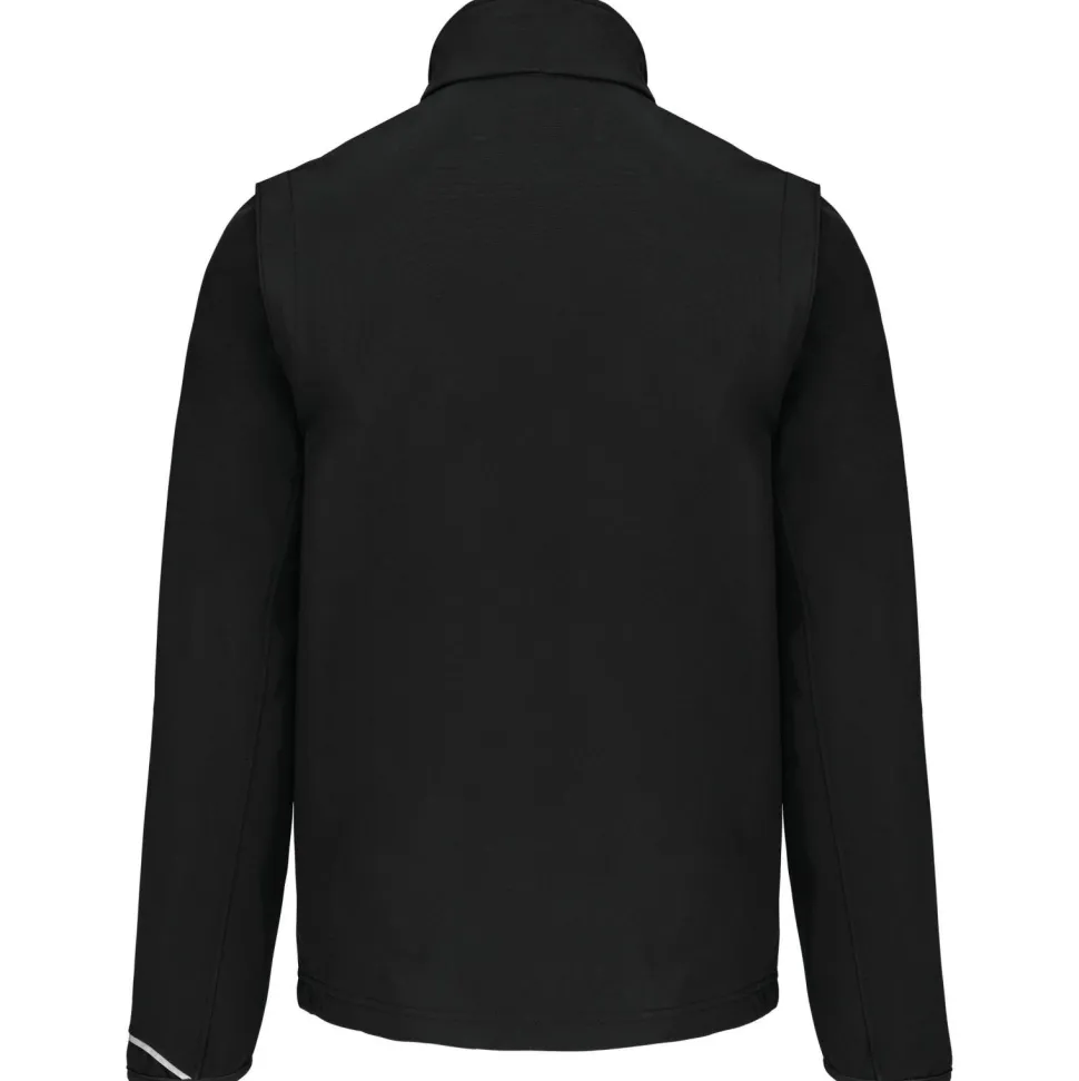 ProAct PA323 - VESTE SOFTSHELL SPORT MANCHES AMOVIBLES UNISEXE
