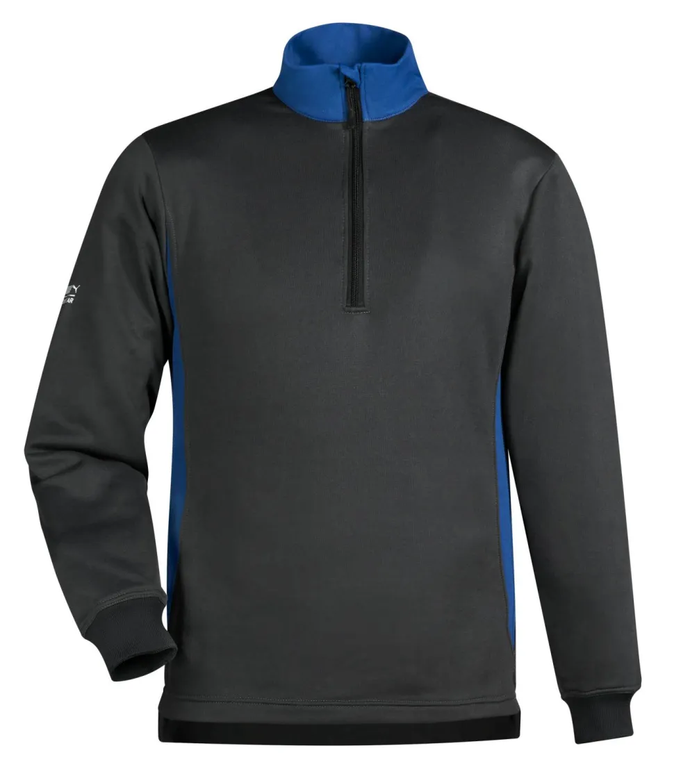 Puma Workwear PW4000 - Sweat-shirt col zippé unisexe