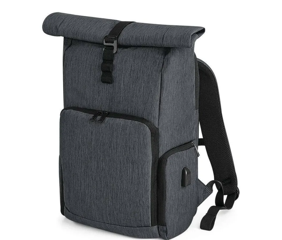Quadra QD995 - Sac À Dos Avec Rabat Enroulable Et Chargeur Q-Tech