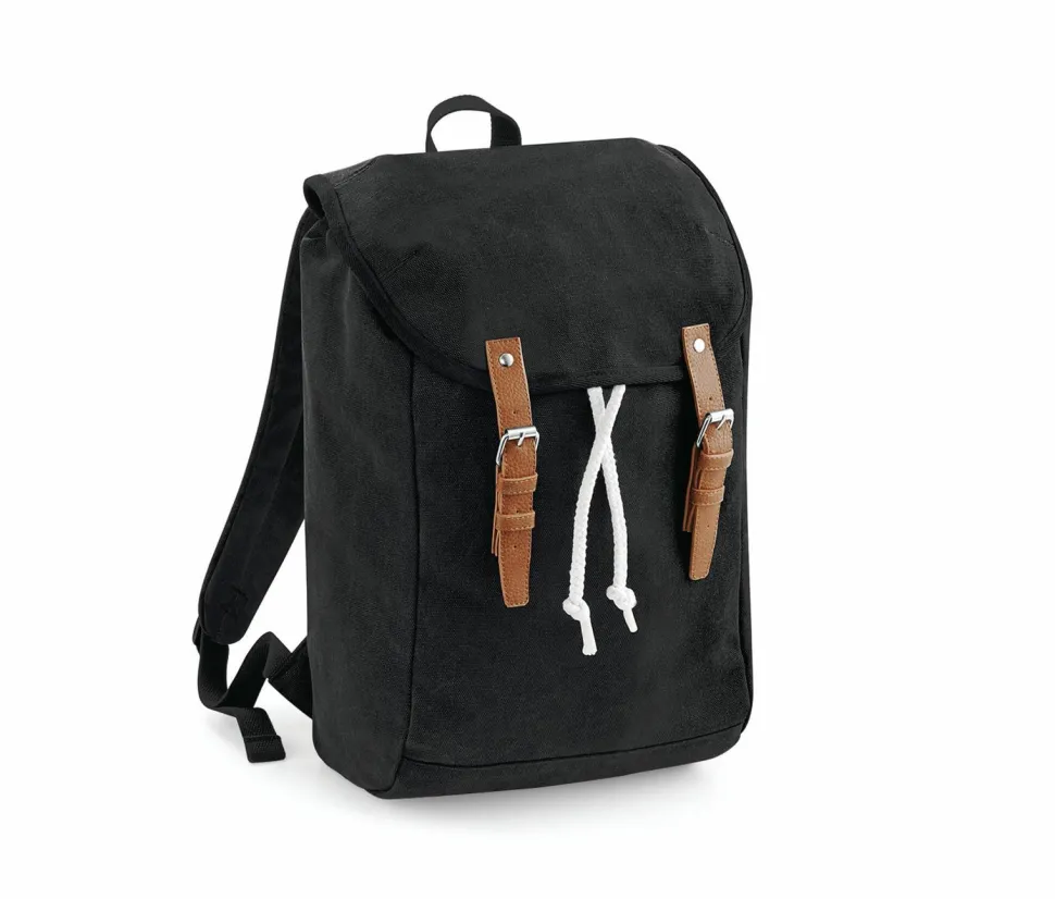 Quadra QD615 - Sac à Dos Vintage avec Compartiment pour Ordinateur