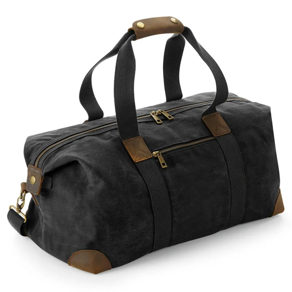Quadra QD650 - Sac fourre-tout en toile cirée Heritage