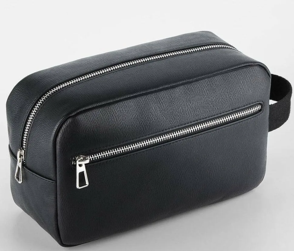 QUADRA QD779 - Trousse de toilette en simili cuir