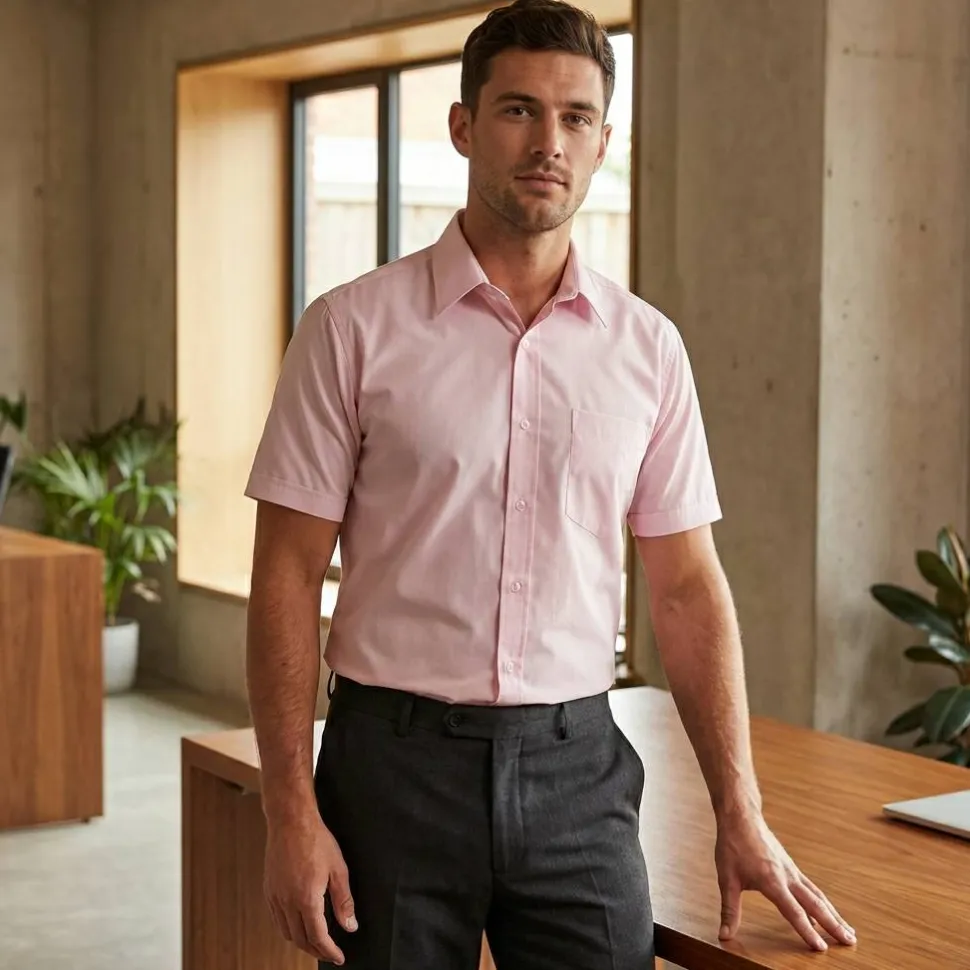 Radsow by Uneek UC710 - Chemise manches courtes Poplin pour hommes