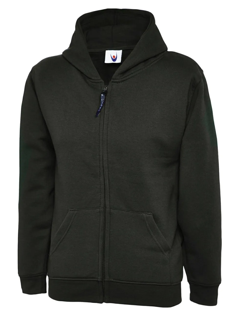 Radsow by Uneek UC506 - Sweat shirt pour enfants avec capuche et fermeture éclair