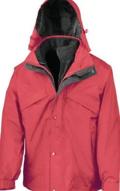 Result R68 - 3 In 1 Waterproof Jacket - Veste 3 En 1 Imperméable Doublée En Polaire Zip&Clip