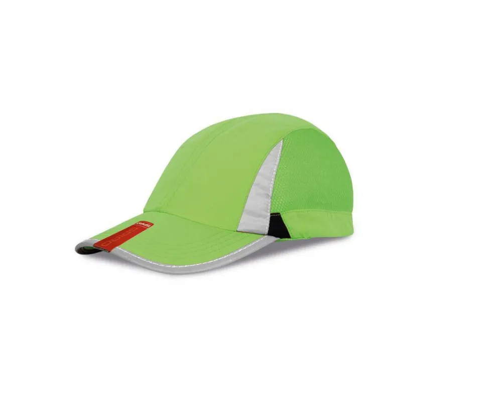 RESULT RC086 - Casquette de Sport à Séchage Rapide avec Détails Réfléchissants