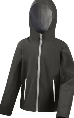 Result R224JY - Veste Softshell Capuche Enfant