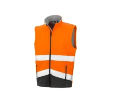 RESULT RS451 - Bodywarmer Softshell de travail haute visibilité