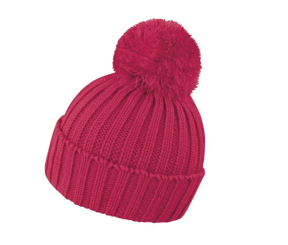 RESULT RS369 - Bonnet Cocooning RS369 avec Pompom