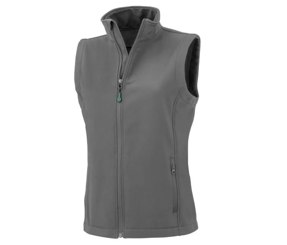 RESULT RS902F - Bodywarmer Softshell femme en polyester recyclé