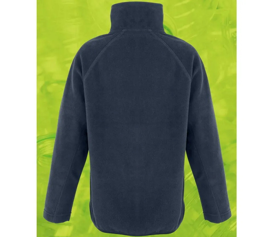 RESULT RS905J - Polaire col zippé enfant en polyester recyclé