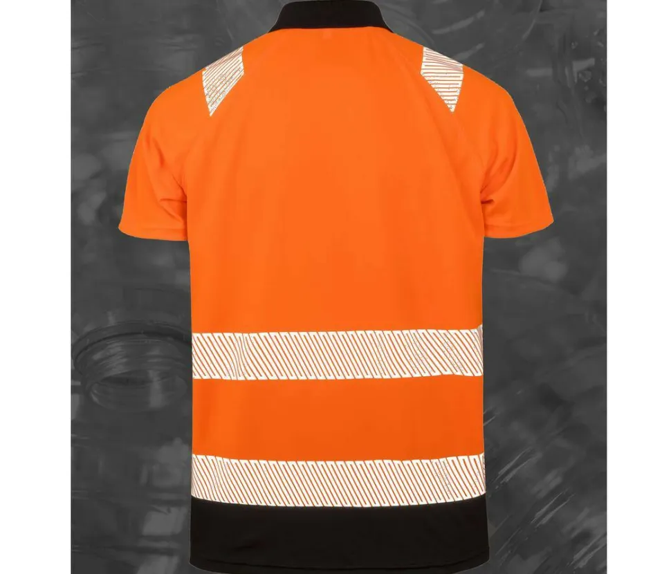 RESULT RS501X - Polo haute visibilité en polyester recyclé