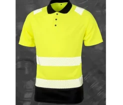 RESULT RS501X - Polo haute visibilité en polyester recyclé