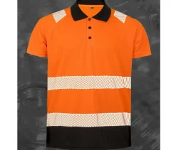 RESULT RS501X - Polo haute visibilité en polyester recyclé