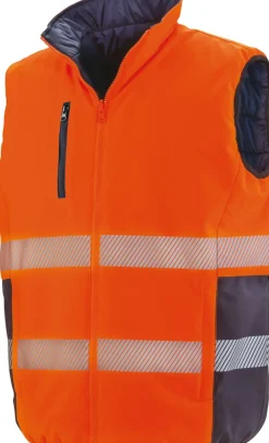 Result R332X - Bodywarmer de sécurité réversible