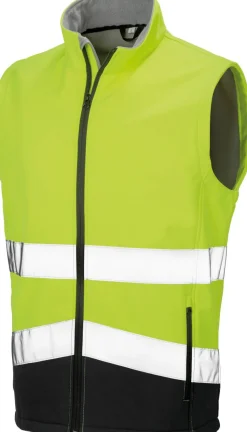 Result R451X - GILET SOFTSHELL HIGH VIZ