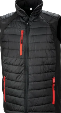 Result R238X - Gilet softshell rembourré black compass recyclé