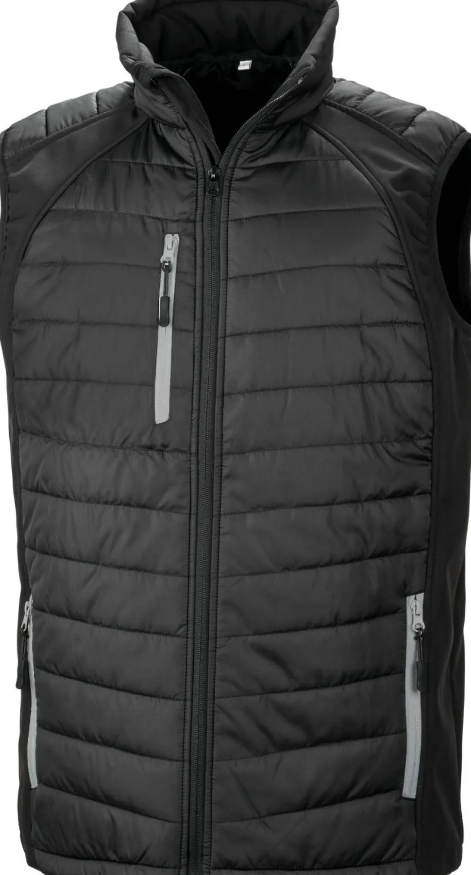 Result R238X - Gilet softshell rembourré black compass recyclé