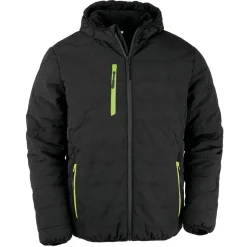 Result R240X - Veste matelassée black compass recyclée