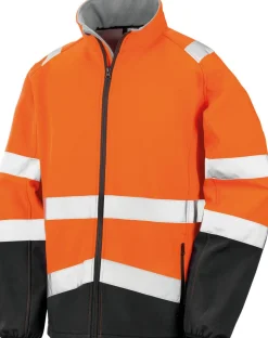 Result R450X - Veste Softshell Haute Visibilité Imperméable