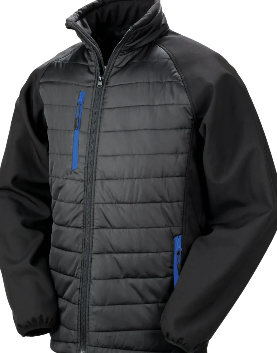 Result R237X - Veste softshell rembourrée black compass recyclée