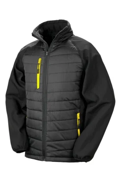 Result R237X - Veste softshell rembourrée black compass recyclée