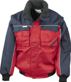 Result Work-Guard RE71A - Veste Pilote Résistante à Manches Amovibles