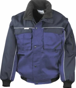 Result Work-Guard RE71A - Veste Pilote Résistante à Manches Amovibles