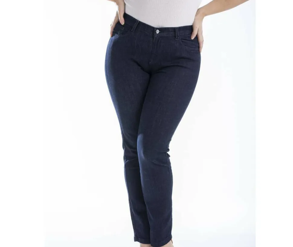RICA LEWIS OBR7 - Jean Confort Taille Haute en Denim Stretch