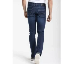 RICA LEWIS RL804 - Jean homme ajusté stretch stone brossé